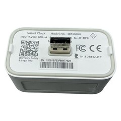 Third Reality Smart Clock for Echo Flex White Digital Timer USB 3RDS060U