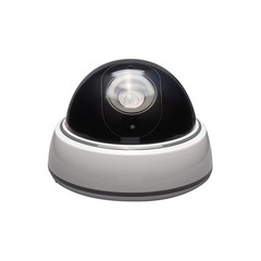 SABRE HS-FSCD Fake Security Camera Dome Style Decoy with Flashing Red LED Light
