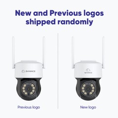 SANNCE 5MP 10CH NVR Wireless PT Security Camera System Color Night Two Way Audio