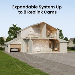 Reolink E1 Outdoor Pro 4K WiFi 6 PTZ 3X Zoom Security Camera System with Hub