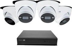 Swann AdvancedX™ Wired NVR 4K Security Camera System, 8 Channels, 4 PoE Dome C