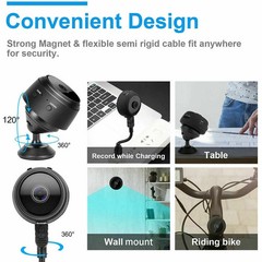 Mini Wireless Record Camera WiFi IP Home Security DVR Night Vision HD USB 1080P