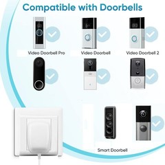 WUYELIN 18V500MA Hardwired Power Transformer for Video Doorbell