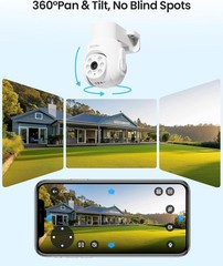 ZOSI 5MP H.265+8CH 1TB DVR Wired Security Camera System 8x 1080P Pan Tilt Camera
