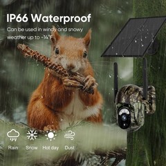 LS Vision LS-4GS16M-EU-S Camouflage Solar Outdoor Camera | Night Vision 360° …
