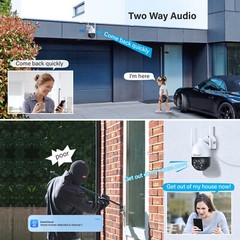 Outdoor Wireless Security Camera System WIFI IP Camera 10CH 5MP NVR 1TB HDD