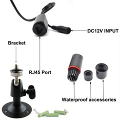 Lipstick style Mini IP Bullet Camera 1080P 2.8mm Lens PoE/12VDC P2P -US Shipping