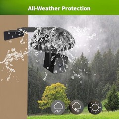Wall Mount for WYZE Cam Pan V3, Outdoor Corner Mount Kit with Black