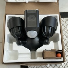 Ring Floodlight Cam Wired Plus Outdoor Wired Full HD Surveillance Camera – Black