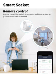 WIFI Smart Life Plug Remote Control Socket Work with Tuya APP Alexa Google Home