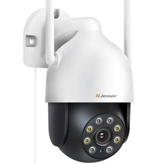 JENNOV 5MP WIFI Security Camera PTZ Camera IP66 Color Night Vision Auto Tracking