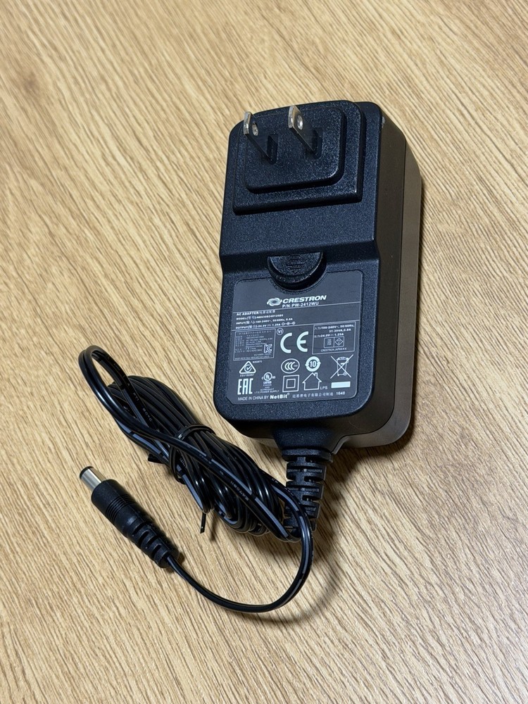 Original Crestron AC Adapter NBS30D240125D5 30W PW-2412WU 24V 1.25A Charger