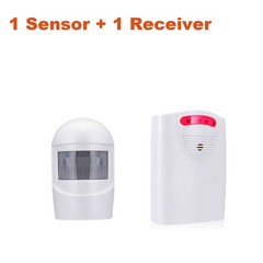 Wireless Driveway Alarm Infrared Motion Sensor Home Garage Alert Security System