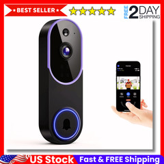 Video Doorbell Smart 1080p HD Camera WI-FI Night Vision Motion Detection Wireles