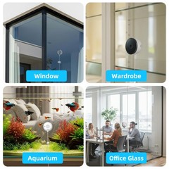 4MP 4K Window Camera, 5.8Ghz WIFI Indoor Cameras for Home Security Opt 32GB Card