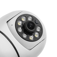360° WiFi Light Bulb Security Camera Indoor Home Surveillance Night Vision