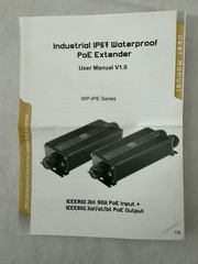 Industrial IP67 Waterproof PoE Extender 90w WP-IPE 102
