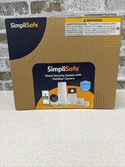 SimpliSafe Security System, Outdoor Camera, Base, Keypad, 8 Sensors, 13-Piece