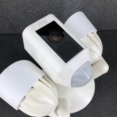 RING Floodlight Cam Wired with Motion-Activated 1080P HD Video-WHITE