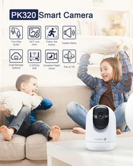 Indoor 2K, Pet with App, WiFi Cameras for Home for Dog/ Baby Monitor/Elder Pa…
