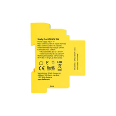 Shelly Pro RGBWW PM 12/24V 5CH DIN Rail RGBW CCT WiFi LAN – Open Box