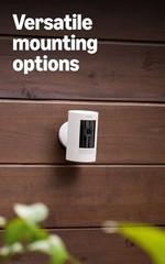 Ring Stick Up Cam Outdoor Security Camera Color Night Vision Alexa White WiFi