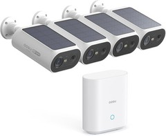 aosu Solar Security Cameras Wireless Outdoor, 2Mins DIY Installation,