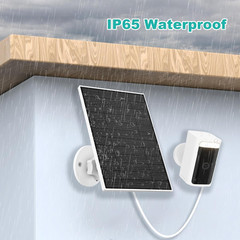 5W Solar Panel Compatible Wyze Battery Cam Pro Cam Outdoor V1 Cam Outdoor V2 USB