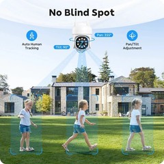 CAMCAMP 16CH 4K NVR Wireless Home Security Camera System CCTV PTZ WiFi Cameras