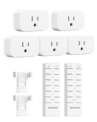 Remote Control Outlet Switch – 5 Outlets, 2 Remotes, 100FT Range, Indoor Use, 15