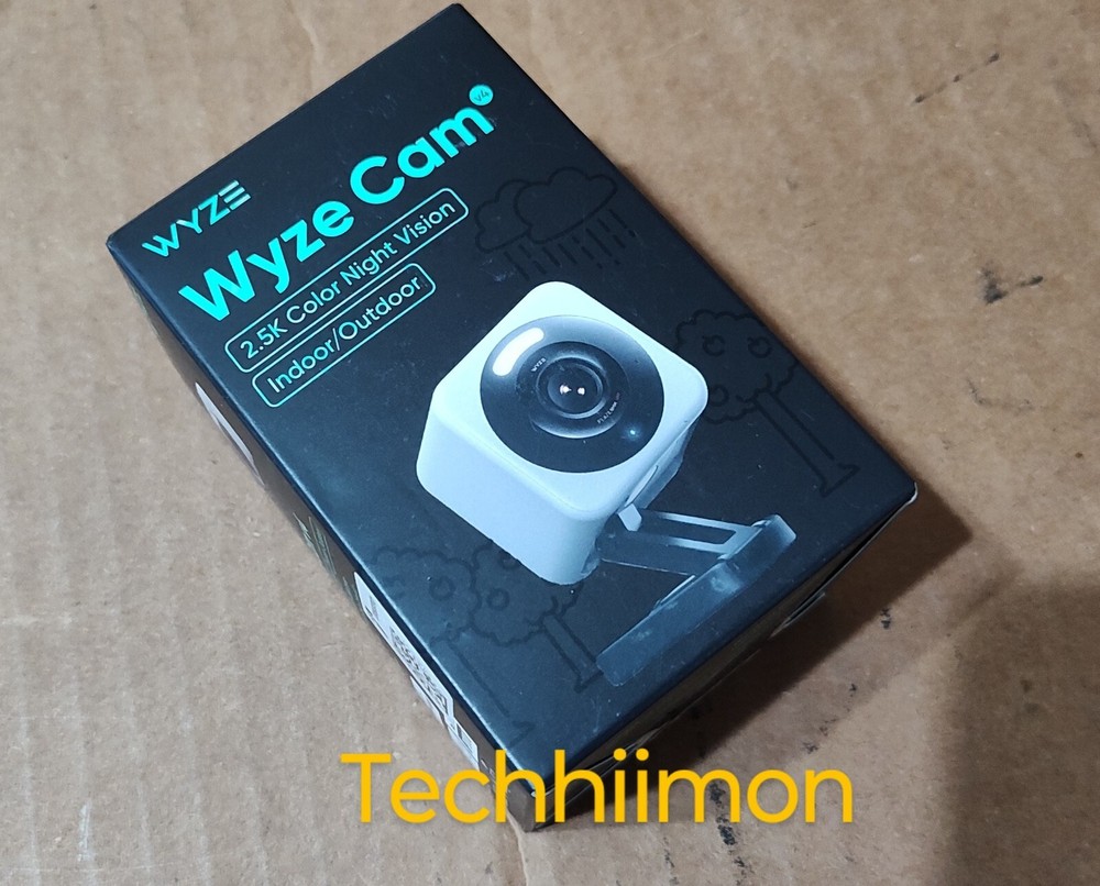 WYZE CAM V4 2K HD WIFI 6 SECURITY PET BABY CAMERA NEW 2024 INTERNATIONAL SHIP