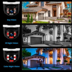 8CH H2.65 NVR 6MP POE Security Camera System Outdoor Home Security Cameras Set