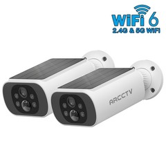 ARCCTV Wireless Security Camera Solar Battery Powered Outdoor WIFI Audio Cameras