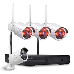WIFI Home Security Camera System Outdoor Wireless CCTV 8CH 2MP NVR IR Night