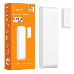 SONOFF Zigbee Wireless Door and Window Sensor, Smart Security Door Contact Alarm