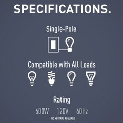 Legrand Radiant Universal Motion Sensor Nickel and Dark Bronze