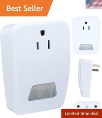 Indoor Motion Activated Light Control – Wireless Sensor, 120V, Easy Installation