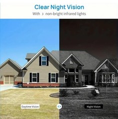 10CH NVR 5MP System, 4×3MP Cameras, 1TB HDD, Night Vision, Motion Detection, App