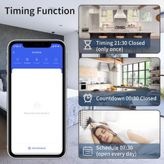 Tuya Wifi Smart Light Switch 16A 433Mhz Wireless Remote Control Relay Controller