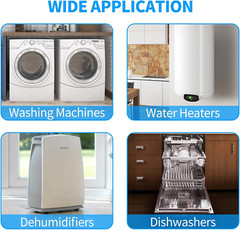 Water Alarm Leak Detector, 95 Db Loud Alarm, Prevent Serious Floods and Water Da