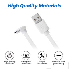 10FT Power Extension Cable Compatible with Wyze Cam Pan v3 Otudoor Security C…