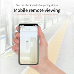 WIFI Wireless Smart Door Window Sensor Detector Alarm For Alexa Google Home APP