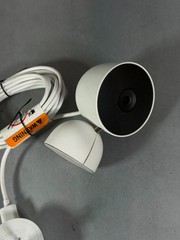 Google Nest Security Cam Indoor 1080p Wired 2nd Gen GJQ9T (Snow) – Lot of 2