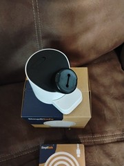 SIMPLISAFE CM021 slightly used Outdoor Camera with brand new outdoor power Cable