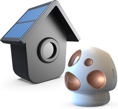 Solar Driveway Alarm Motion Sensor 1/2 Mile Range Wireless Outdoor Alert System