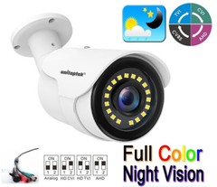 Analog CCTV Camera HD 5MP 2MP 4-in-1 (TVI/AHD/CVI/CVBS) Security Bullet Camera
