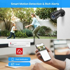 ZOSI 8CH 5MP Lite DVR 2MP Home Security Camera System 24/7 Remote IR Night CCTV