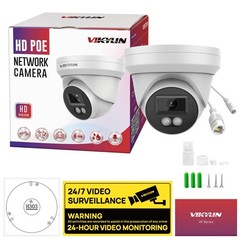 Vikylin Smartfind 16CH 16POE NVR 5MP IR Light Security IP Camera POE Audio Lot