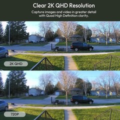 SolarCam 2K Wireless Outdoor Security Camera – Solar-Powered No Monthly Fees