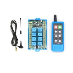 8-Channel Wireless Remote Control Switch – DC12V/24V/48V, Bidirectional Feedback